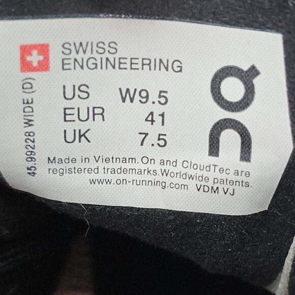 On Running Cloudflow Rock Rose Womens 9.5 Wide D Running Shoes Sneakers - Picture 11 of 11